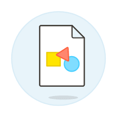 File Vectoe Illustration from UX Colors Set