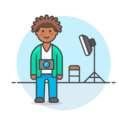 Photographers Shoot 3 Illustration from UX Colors Set