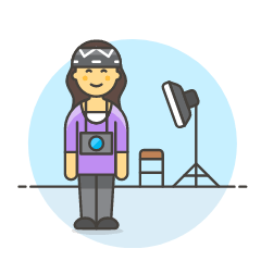 Photographers Shoot 6 Illustration from UX Colors Set