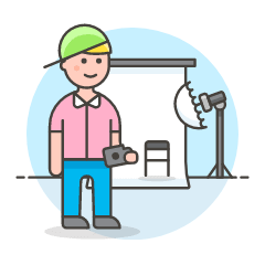 Photographers Studio 1 Illustration from UX Colors Set