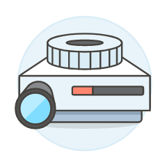 Film Projector Illustration from UX Colors Set