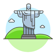 Christ The Redeemer Illustration from UX Colors Set