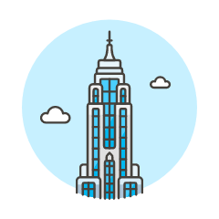 Empire State Illustration from UX Colors Set