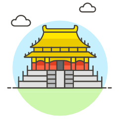 Forbidden City Illustration from UX Colors Set
