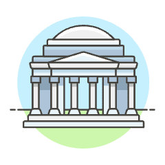 Jefferson Memorial Illustration from UX Colors Set