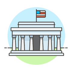Lincoln Memorial Illustration from UX Colors Set