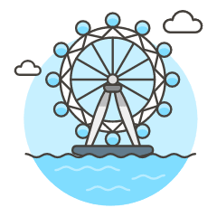 London EYE Illustration from UX Colors Set