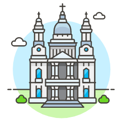 Saint PAUL Cathedral Illustration from UX Colors Set