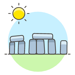 Stonehenge Illustration from UX Colors Set