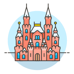 THE Kremlin Illustration from UX Colors Set
