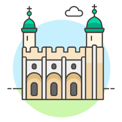 Tower Of London Illustration from UX Colors Set