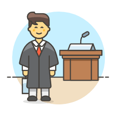 Attorney 5 Illustration from UX Colors Set
