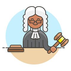 Judge 1 3 Illustration from UX Colors Set