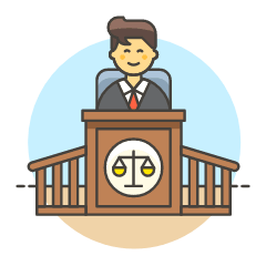 Judge 2 5 Illustration from UX Colors Set