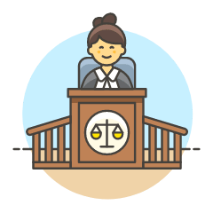 Judge 2 6 Illustration from UX Colors Set
