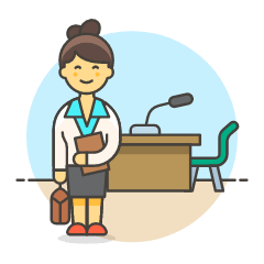 Lawyer 2 6 Illustration from UX Colors Set
