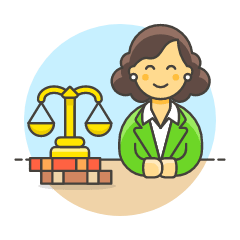 Lawyer Gavel 6 Illustration from UX Colors Set