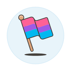 Bisexual Flag 3 Illustration from UX Colors Set