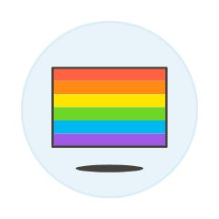Pride Flag 1 Illustration from UX Colors Set