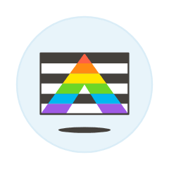 Straight Flag 1 Illustration from UX Colors Set