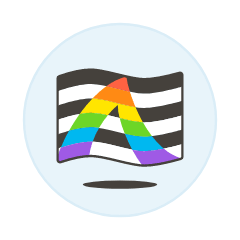 Straight Flag 2 Illustration from UX Colors Set