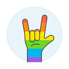 Pride Rock Hand 1 Illustration from UX Colors Set