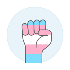 Transgender Fist 1 Illustration from UX Colors Set