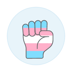 Transgender Fist 2 Illustration from UX Colors Set