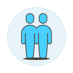 Blue Homosextual Avatar 2 Illustration from UX Colors Set