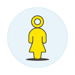 Neutral Agender Avatar Illustration from UX Colors Set