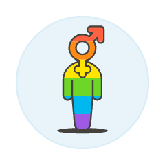 Pride Gay Avatar 1 Illustration from UX Colors Set