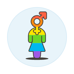 Pride Gay Avatar 2 Illustration from UX Colors Set