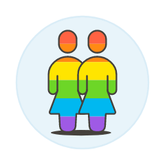 Pride Homosexual Avatar 1 Illustration from UX Colors Set