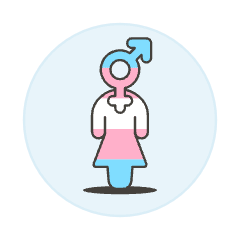 Transgender Gay Avatar 2 Illustration from UX Colors Set