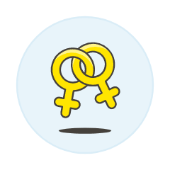 Neutral Homosexual Symbol Illustration from UX Colors Set