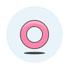 Pink Agender Symbol Illustration from UX Colors Set
