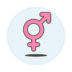 Pink Gay Symbol Illustration from UX Colors Set