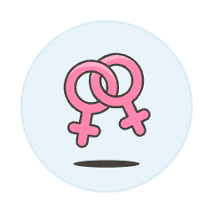 Pink Homosexual Symbol Illustration from UX Colors Set
