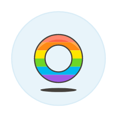 Pride Agender Symbol Illustration from UX Colors Set