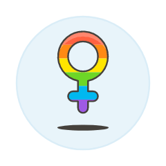 Pride Female Symbol Illustration from UX Colors Set