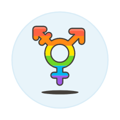 Pride Transgender Symbol Illustration from UX Colors Set