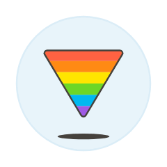 Pride Triangle Symbol Illustration from UX Colors Set