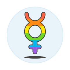 Pride Virgin Symbol Illustration from UX Colors Set