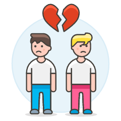 Gay Breakup 12 Illustration from UX Colors Set