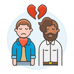 Gay Breakup 5 Illustration from UX Colors Set