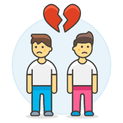 Gay Breakup 7 Illustration from UX Colors Set