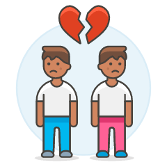 Gay Breakup 9 Illustration from UX Colors Set