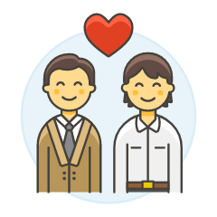 Gay Couple 1 Illustration from UX Colors Set