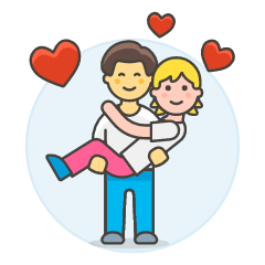 Gay Couple Lifting 4 Illustration from UX Colors Set