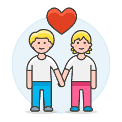 Gay Holding Hand 6 Illustration from UX Colors Set